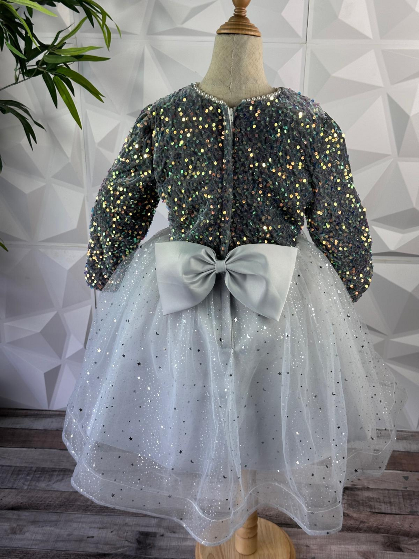 Dark Sequins Gown