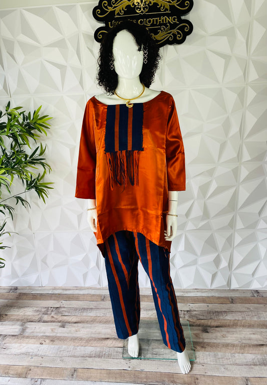 Striped Royal Set