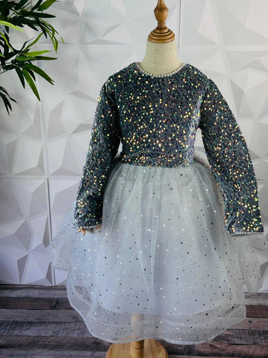 Dark Sequins Gown