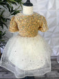 Gold Sequins Gown